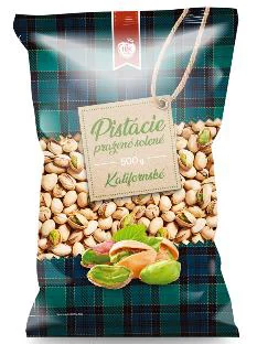 Kalifornské pistácie pražené solené, 500 g