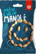 Mandle pražené solené 60 g/20 smajlík