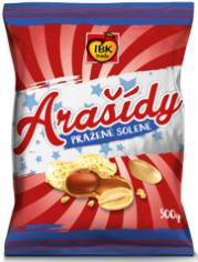 Arašídy pražené solené 500 g/16