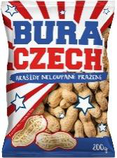 Arašídy neloupané pražené 200 g/50 BURACZECH (USA)