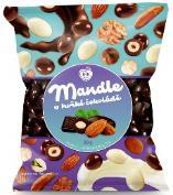 Mandle v hořké čokoládě 80 g/20
