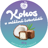 Zobrazit fotografii 2 z 2: Kokos v mléčné čokoládě, 80 g