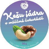 Zobrazit fotografii 2 z 2: Kešu jádra v mléčné čokoládě, 80 g